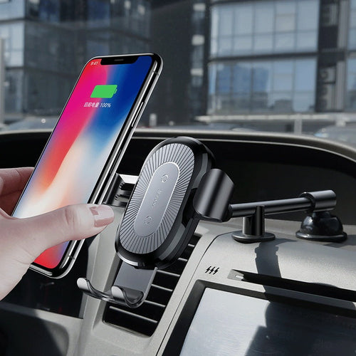 🇫🇷 Wireless Car Charger Mount - Express Delivery from France 