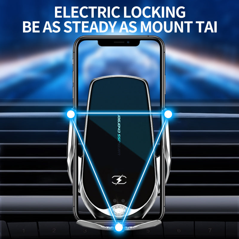 15W Fast Wireless Car Charger Mount - Air Vent + Aromatherapy