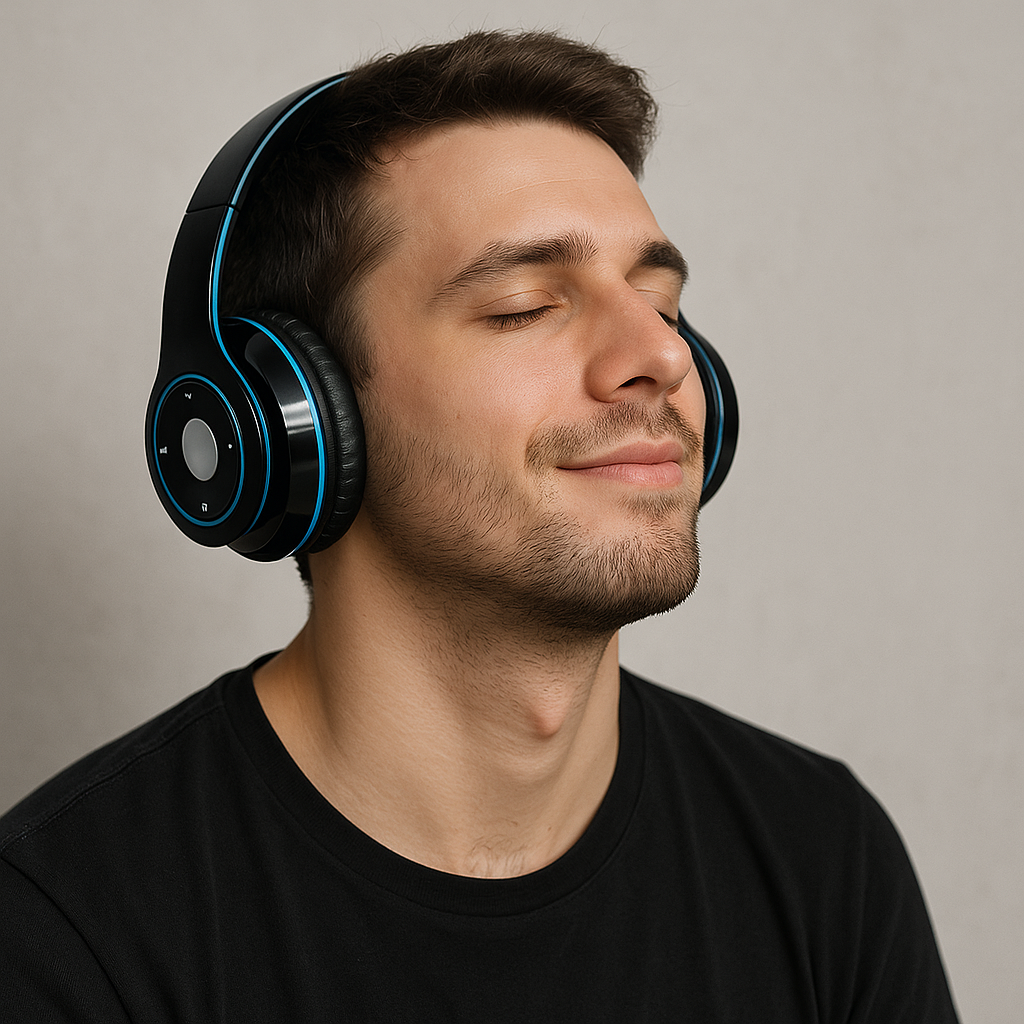 Casque Bluetooth Sans Fil Stéréo - Sport Gaming Pliable - Certification CE