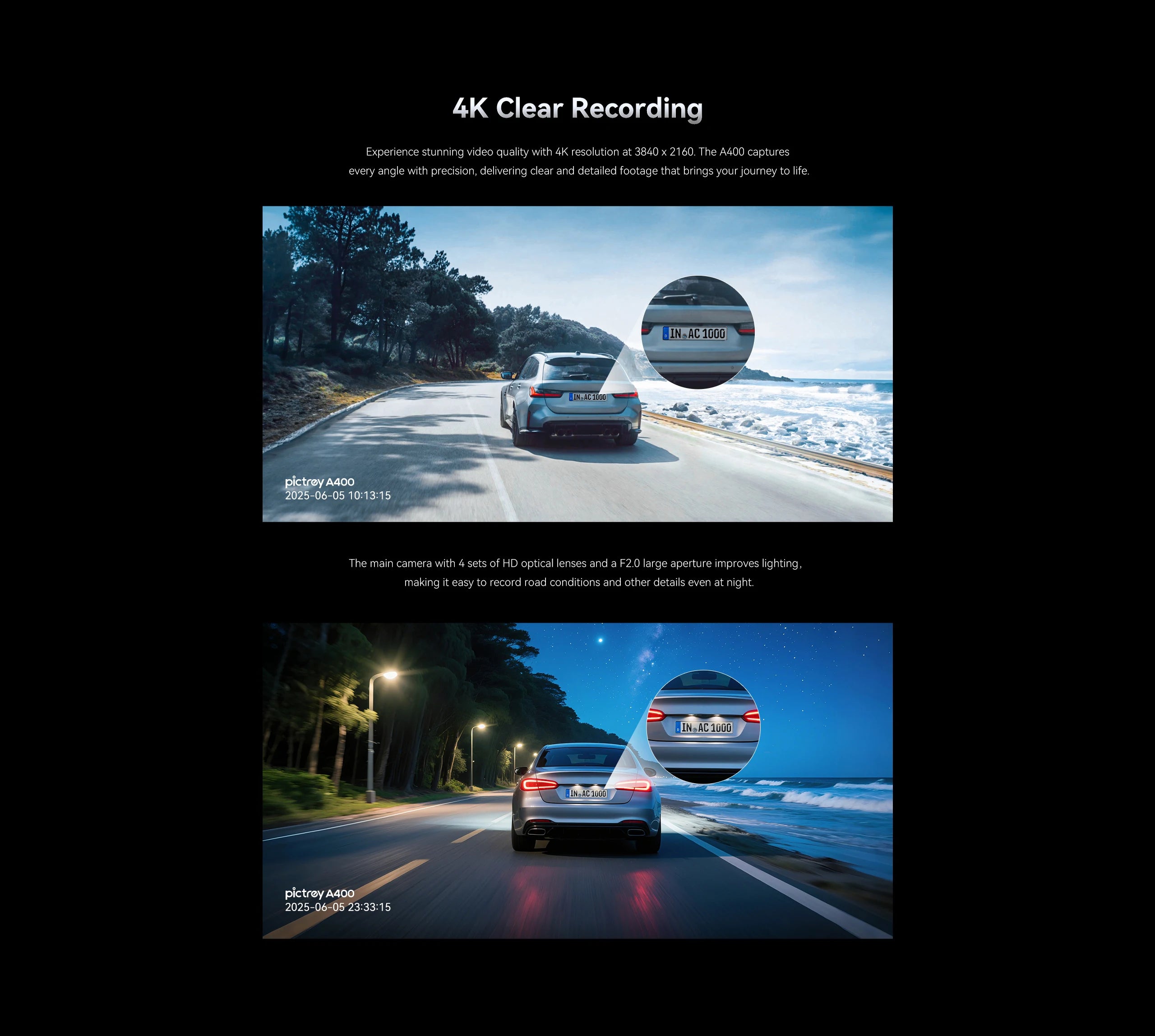 Qualité vidéo jour DDPAI N1 1296P