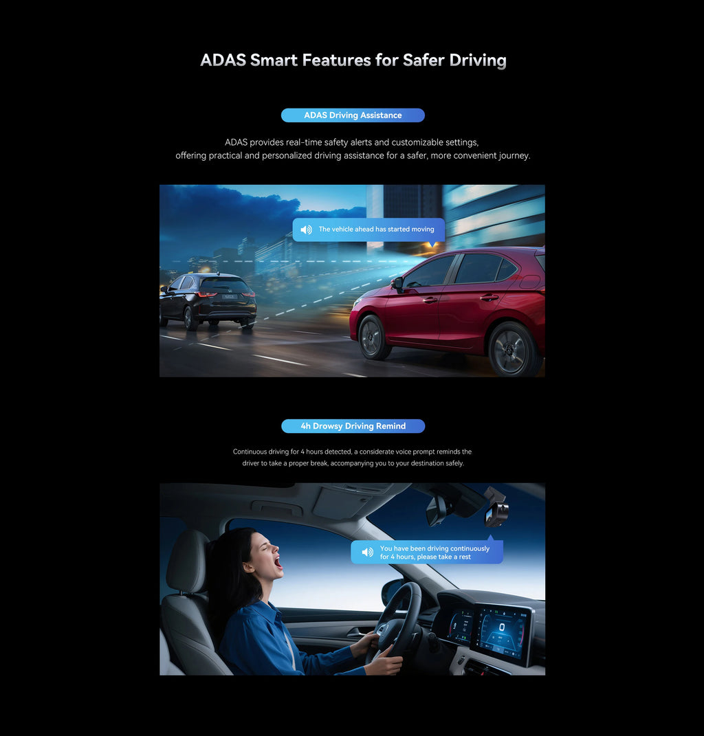 Capteur G-sensor DDPAI N1 détection collision