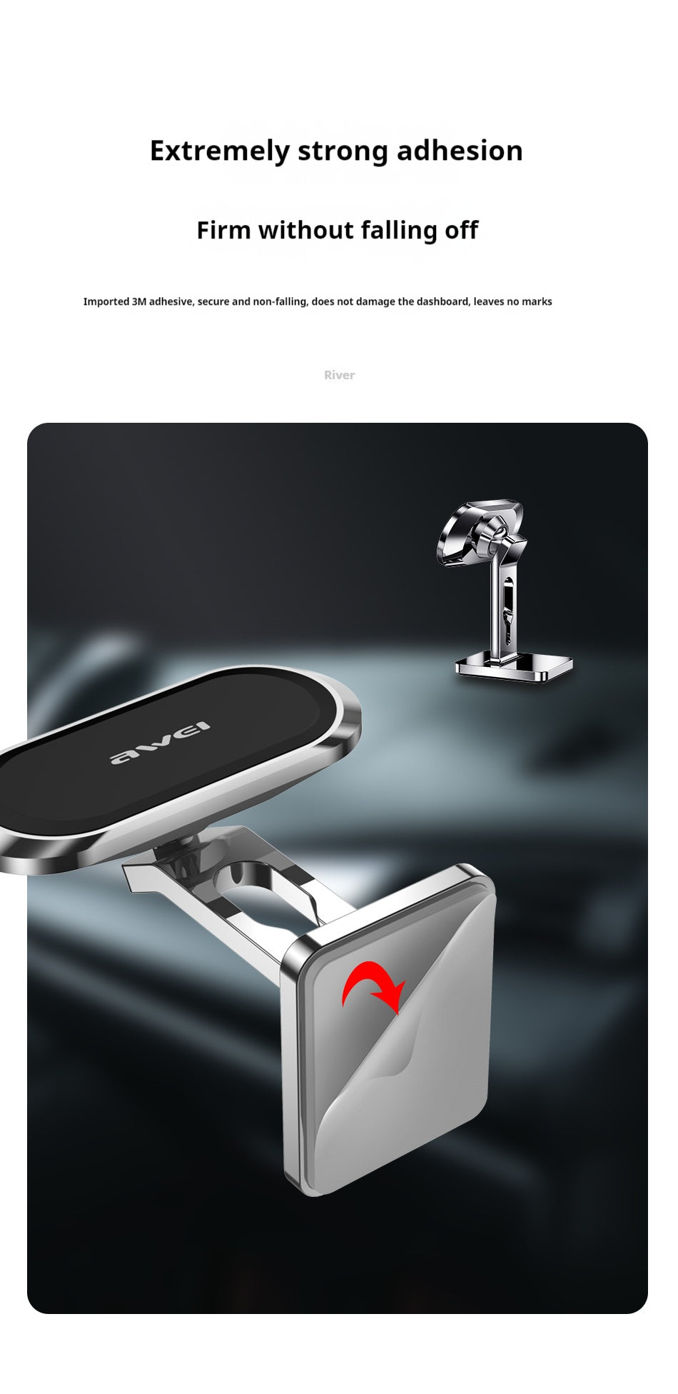 Mini Compact Car Phone Holder - Air Vent Mount - Delivered only in Italy 🇮🇹 